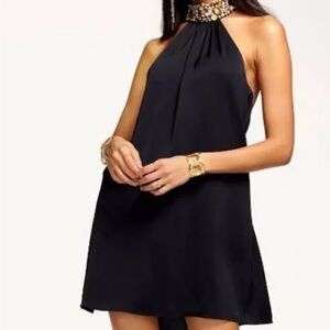 Ramy Brook Black Draped Mini Dress
